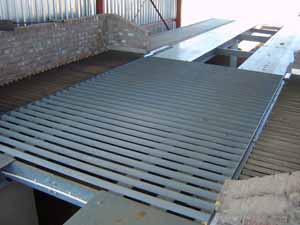 Dump pit weighbridge combined